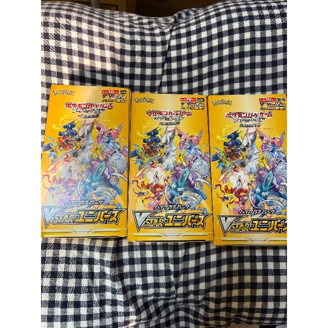 ポケモンカード vstarユニバース 3BOX シュリンクなし ポケモンカード vstarユニバース 3BOX シュリンクなし