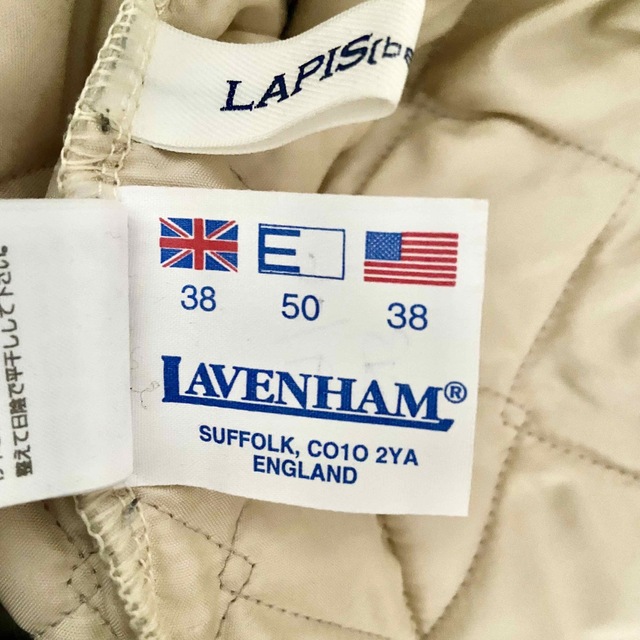 LAVENHAM(ラベンハム)の（SALE）LAVENHAM ラベンハム キルティング ジャケットレディース38 レディースのジャケット/アウター(ナイロンジャケット)の商品写真