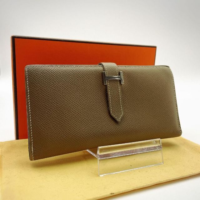 誠実】 Hermes - エルメス✨HERMES✨ベアンスフレ✨エトゥープ✨X刻印