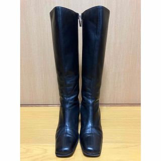 ブルーノマリ(BRUNOMAGLI)の【美品】ブルーノマリ BRUNOMAGLI ロングブーツ 37(23.5センチ)(ブーツ)