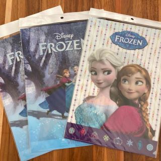 ディズニー(Disney)のアナと雪の女王 クリアファイル 3つセット(クリアファイル)