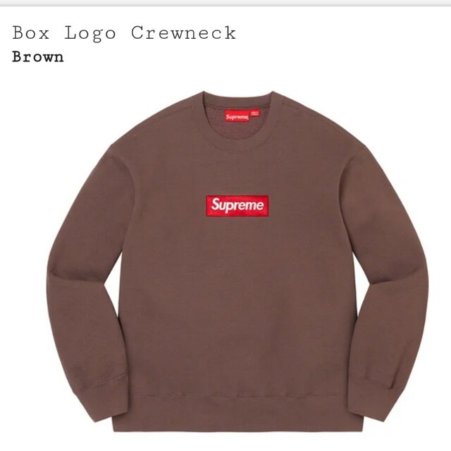 上品なスタイル Supreme - M Blown Crewneck Logo Box Supreme