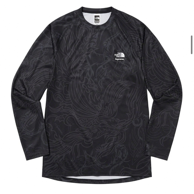 supreme north face base layer L/S top