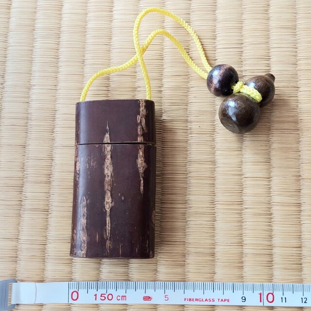昭和レトロ】樺細工 桜皮細工 小物入れ 印籠 秋田の通販 by 断捨 昭和レトロ】樺細工 桜皮細工 小物入れ 印籠 秋田の通販 by 断捨