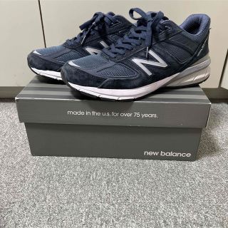 ニューバランス(New Balance)のニューバランス990v5 ネイビー(スニーカー)