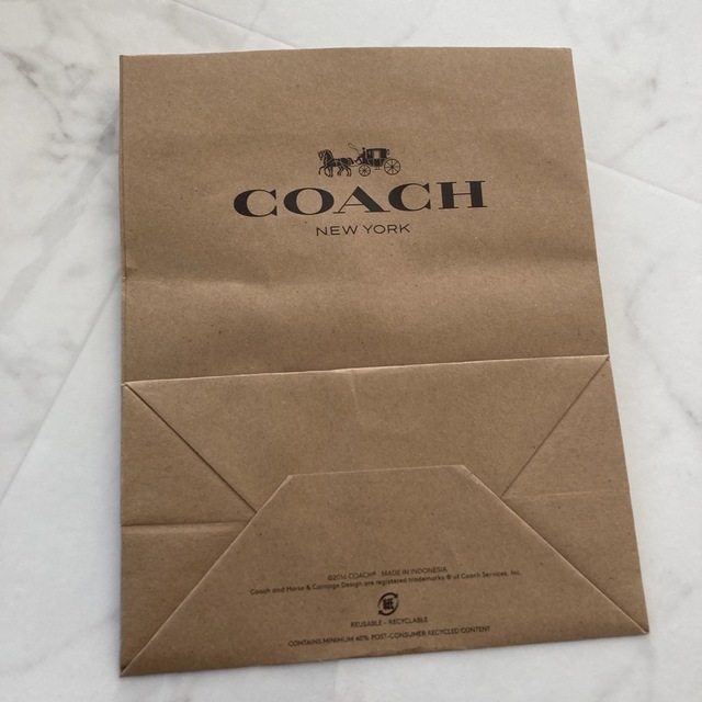 COACH(コーチ)のショップ袋 レディースのバッグ(ショップ袋)の商品写真