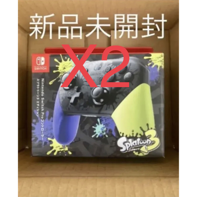 新品未開封　任天堂スイッチプロコントローラー　スプラトゥーン3