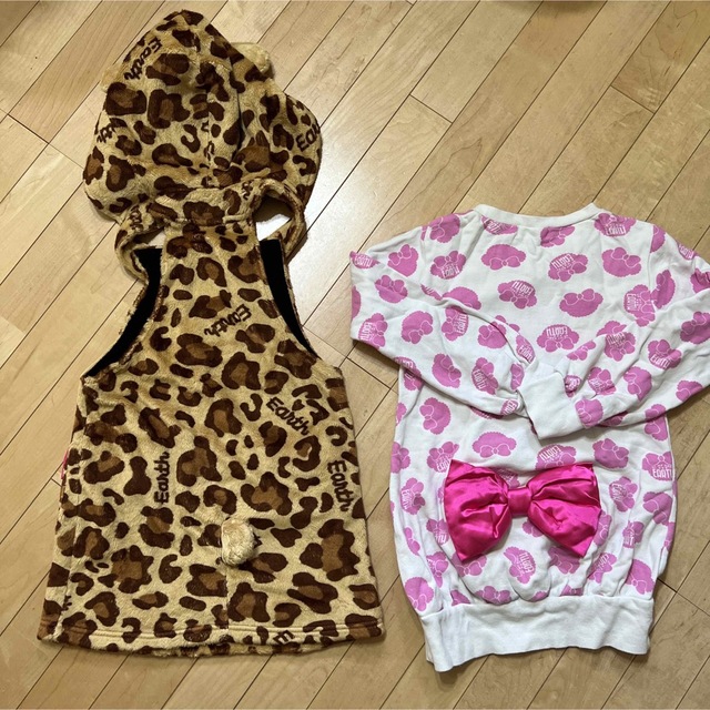 キッズ服女の子用(90cm~)アースマジック　130.140サイズ　6点　まとめ売り