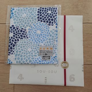 ソウソウ(SOU・SOU)のSOU・SOU 伊勢木綿くびまき 短丈　菊づくし(マフラー/ショール)