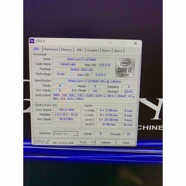 デスクトップ型PCGtune   i7-10700kf   RTX3060ti メモリ16G