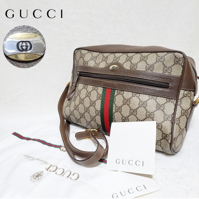 Gucci - 【美品】 グッチ ショルダーバッグ シェリーライン GG柄