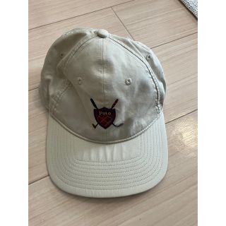 ラルフローレン(Ralph Lauren)の極美品 POLO GOLF キャップ ラルフローレン ベージュ コットン(キャップ)