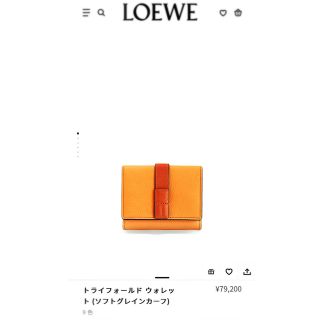 ロエベ(LOEWE)のLOEWE　新品　ロエベ　 トライフォールドウォレット　　銀座店購入(財布)