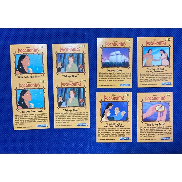 Disney Pocahontas Trading Cards