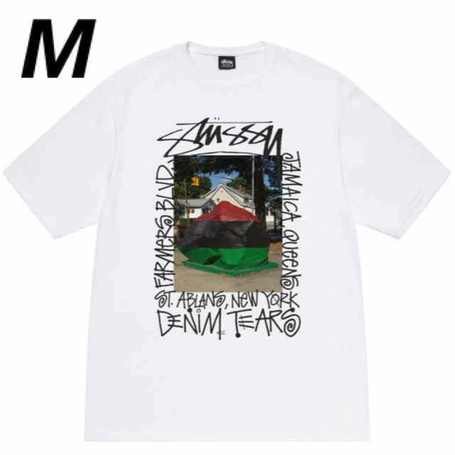 STUSSY & DENIM TEARS FARMERS BLVD. TEE