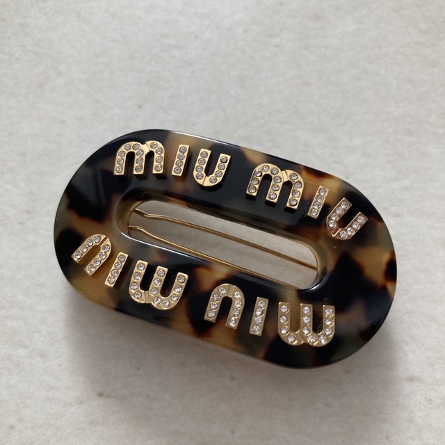 【新品正規品】 MIU MIU リジッドプレックス ヘアクリップ