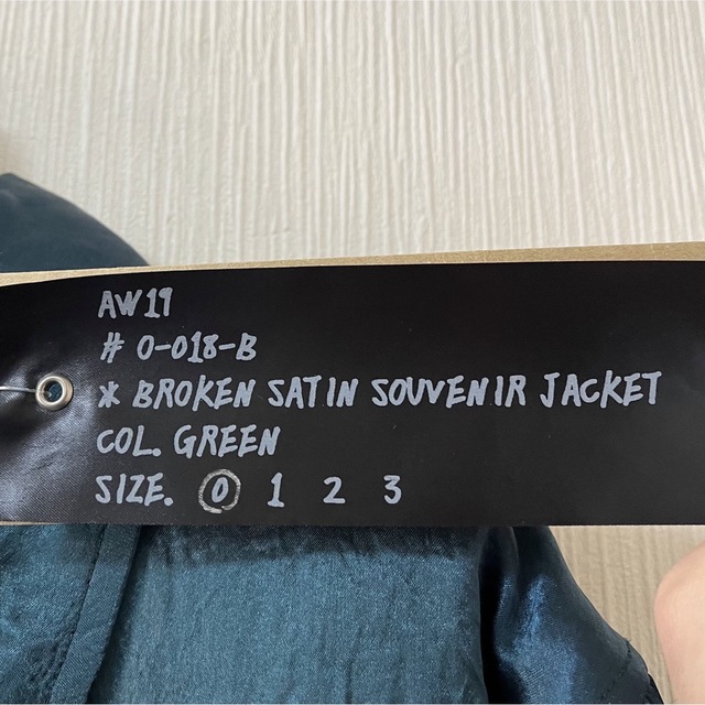 sulvam(サルバム)の新品 KOZABURO BROKEN SATIN SOUVENIR JACKET メンズのジャケット/アウター(スカジャン)の商品写真