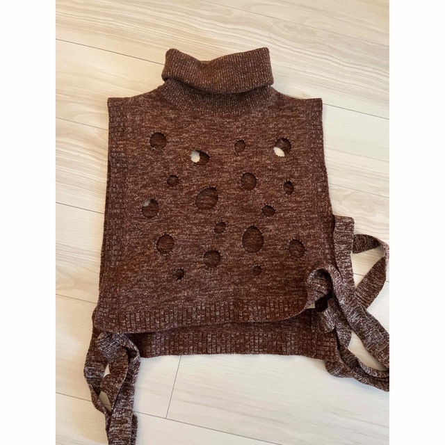 leinwande cheese knit vest