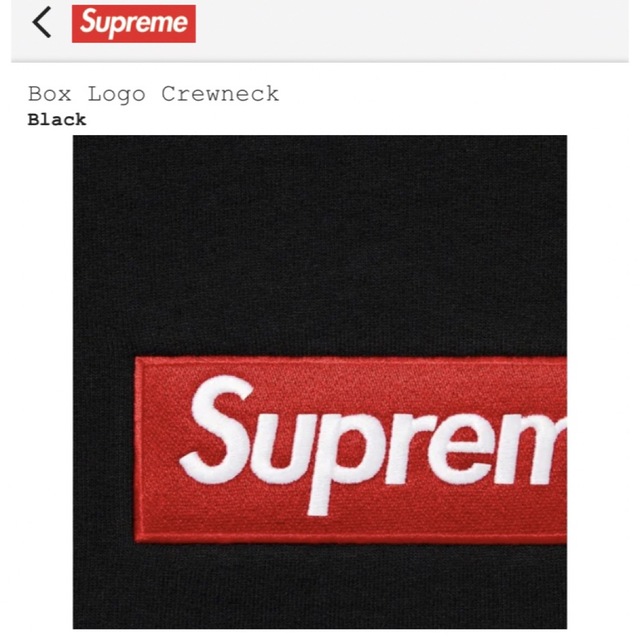 Supreme Box Logo Crewneck シュプリーム ボックスロゴ メンズのトップス(スウェット)の商品写真