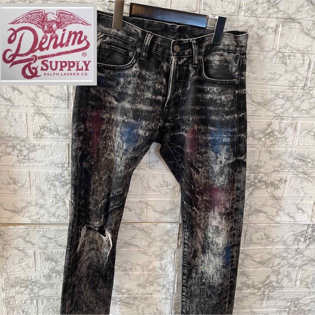 海外限定】 Denim & ダメージ パンツ ジーンズ デニム デニムアンド ...