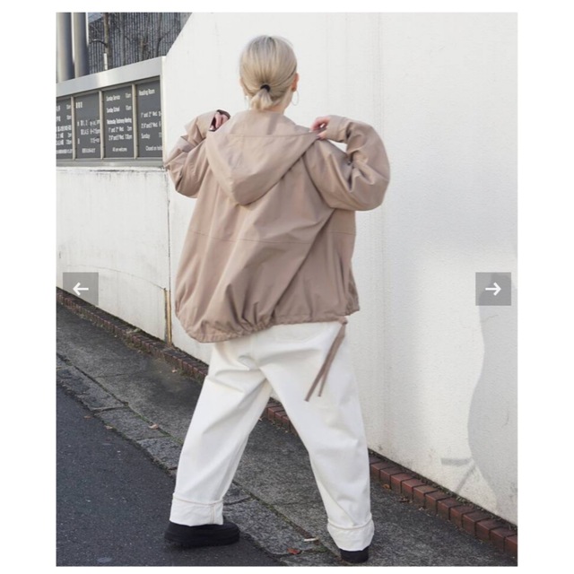 journal standard luxe Pツイル フードブルゾン journal standard luxe Pツイル フードブルゾン