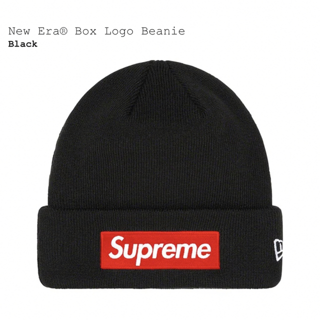 Supreme(シュプリーム)のsupreme new era box logo beanie メンズの帽子(ニット帽/ビーニー)の商品写真
