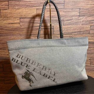 バーバリーブルーレーベル(BURBERRY BLUE LABEL)の美品 BURBERRY BLUE LABEL トートバッグ(トートバッグ)
