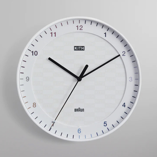 Kith for Braun BC17 Wall Clock White(掛時計/柱時計)
