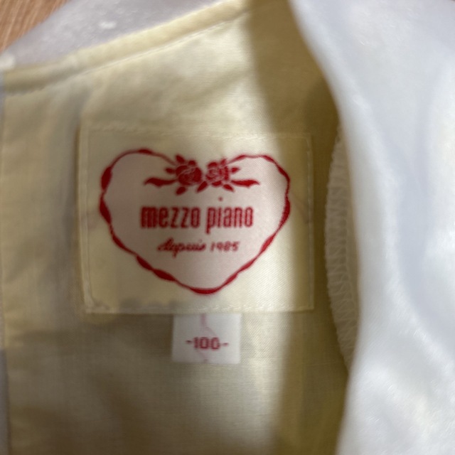 mezzo piano(メゾピアノ)のmezzo piano ドレス キッズ/ベビー/マタニティのキッズ服女の子用(90cm~)(ドレス/フォーマル)の商品写真
