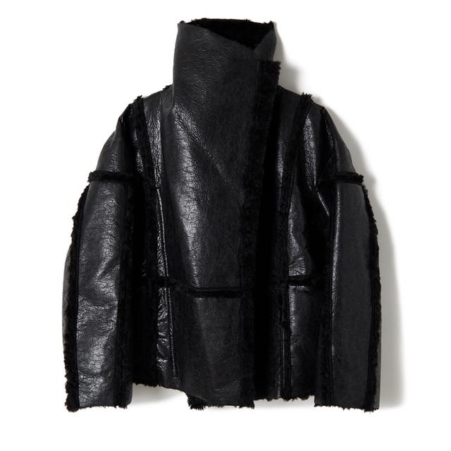 PERVERZE AW22リバーシブルムートンコート teddy coat - ムートンコート