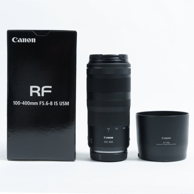 Canon RF100-400mm f5.6-8 is usm フード付き 美品