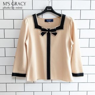 エムズグレイシー おリボンいっぱい♡カーディガン♡半袖ニット