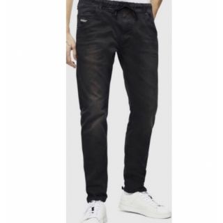 ディーゼル(DIESEL)のDIESEL KROOLEY-NE JOGG Jeans28ディーゼル ブラック(デニム/ジーンズ)