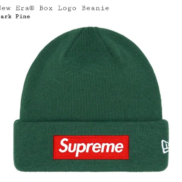 帽子Supreme Box Logo Beanie "Dark Pine