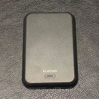 エレコム(ELECOM)のモバイルバッテリー　DE-C40-5000BK(バッテリー/充電器)