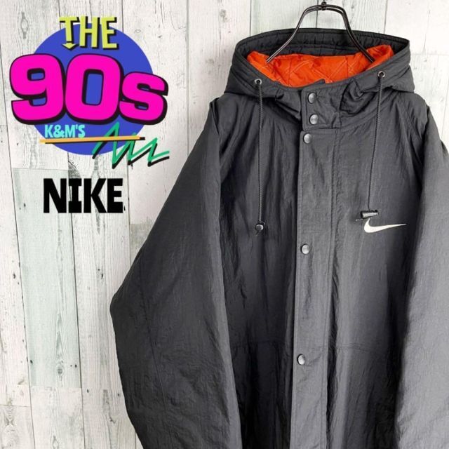 90s NIKE ナイキ パーカー ビッグスウォッシュロゴ ビッグサイズ