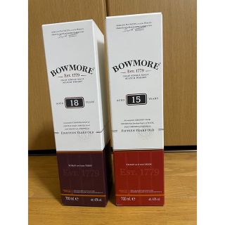 サントリー(サントリー)のボウモア18年（休売品）&ボウモア15年飲み比べセット(ウイスキー)