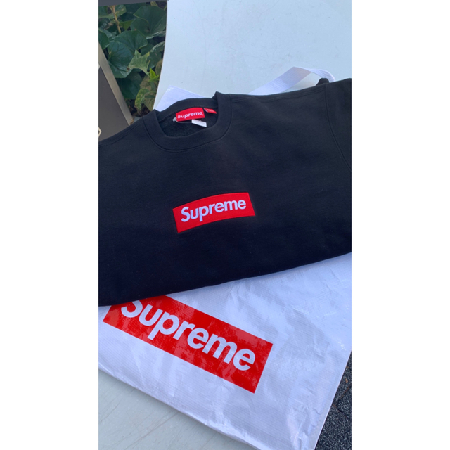 シュプリーム 22FW Box Logo Crewneck black Sサイズ