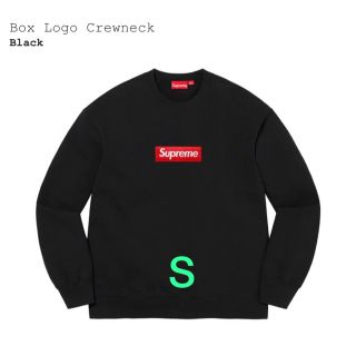 シュプリーム 22FW Box Logo Crewneck black Sサイズ