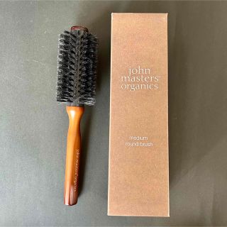 ジョンマスターオーガニック(John Masters Organics)のジョンマスターオーガニック　ラウンドブラシ★新品未使用！(ヘアブラシ/クシ)