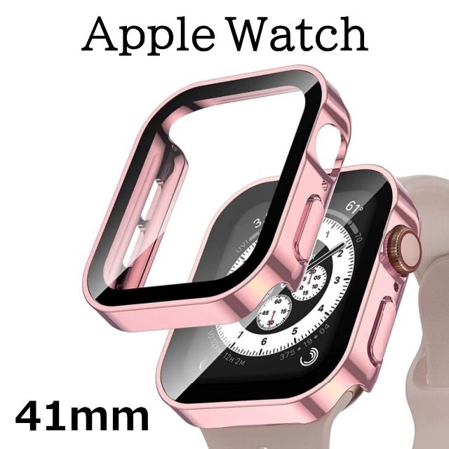 Apple Watch(アップルウォッチ)のApple Watch ケース カバー フラット 41mm ローズピンク メンズの時計(その他)の商品写真
