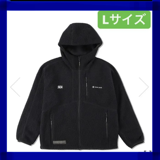 SNOW PEAK WDS BOA FLEECE JACKET BLACK