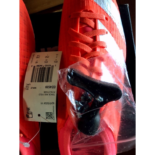 adidas(アディダス)のアメリカ限定☆USA adidas短距離スパイクSpritstar 24.5cm スポーツ/アウトドアのスポーツ/アウトドア その他(陸上競技)の商品写真