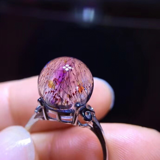 高級】スーパーセブン リング s925 17.1*12.5mm-