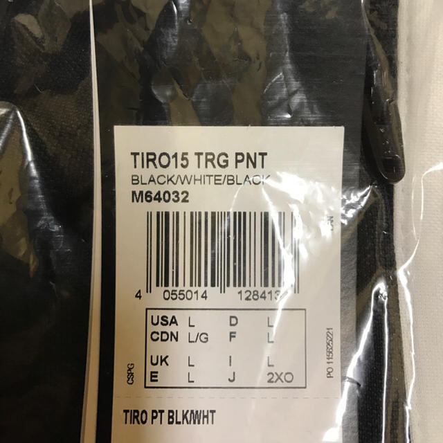 adidas(アディダス)のadidas Tiro 15 トレーニングパンツ TRG PNT US L メンズのパンツ(その他)の商品写真