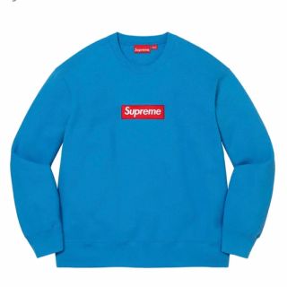 シュプリーム(Supreme)のsupreme Box Logo Crewneck Blue Small(スウェット)