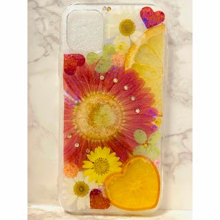 全機種対応 iPhoneケース 押し花ケース 押し花 ケース 花 Android(iPhoneケース)