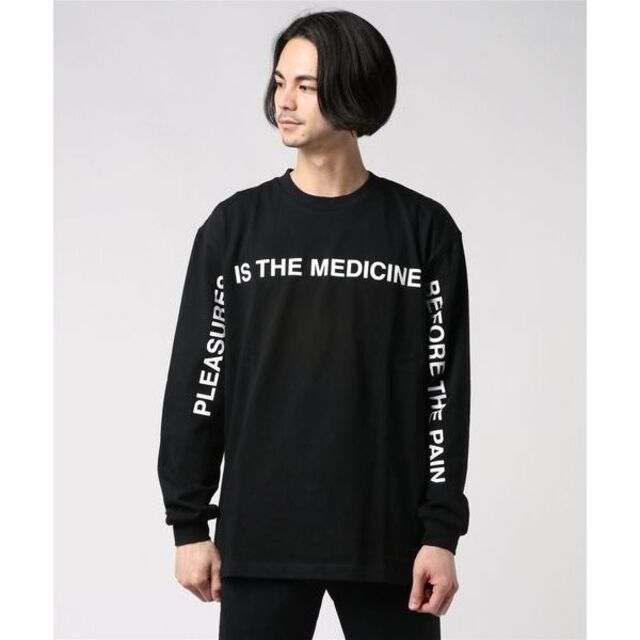 Supreme(シュプリーム)の中古PLEASURESMEDICINE PREMIUM L/S 転写TEEシャツ メンズのトップス(Tシャツ/カットソー(七分/長袖))の商品写真