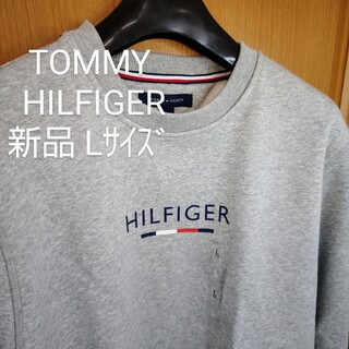 トミーヒルフィガー(TOMMY HILFIGER)のTOMMY HILFIGER メンズ トレーナー 裏起毛 Lサイズ(スウェット)