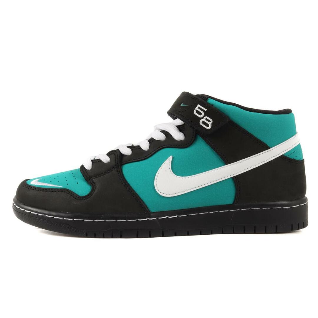 NIKE ナイキ SB DUNK MID PRO ISO 58 TOUR EAST (CV5474-001) ダンク ミッド ブラック ホワイト フレッシュウォーター サイズ：US9.5 27.5cm スニーカー スケート 【メンズ】【R022】